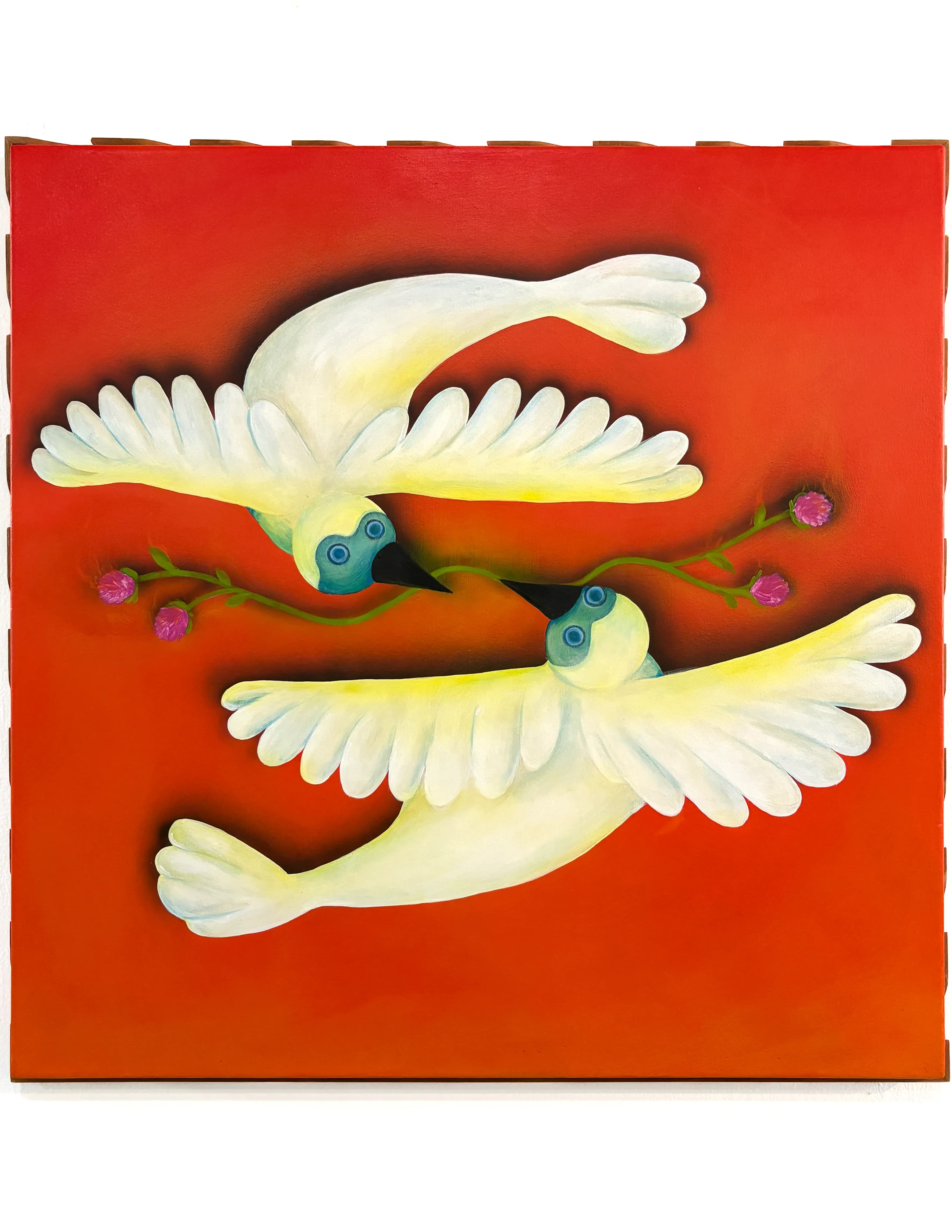 two birds fighting over the last perdudilla cover image